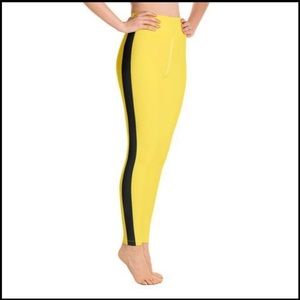 Bruce Lee/Kill Bill Spats/Yoga Pants - Small